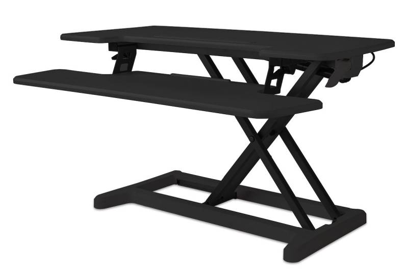BAKKERELKHUIZEN Schreibtischaufsatz Adjustable Sit-Stand Desk Riser 2 schwarz von BAKKERELKHUIZEN