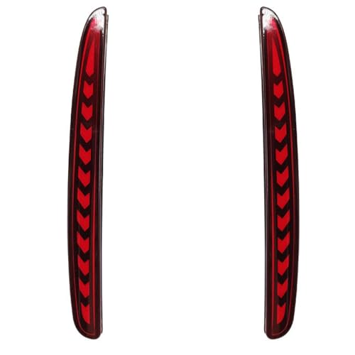 BAKUGO 2 Stück Hintere Stoßfänger Lampe Bremsnebel Licht Dynamischer Reflektor Für Honda Civic Typ R 2016 2017 2018 2019 2020-Model C||Red BAKUGO 2 Stück Hintere Stoßfänger Lampe Bremsnebel Licht Dynamischer Reflektor Für Honda Civic Typ R 2016 2017 2018 2019 2020-Model C||Red von BAKUGO