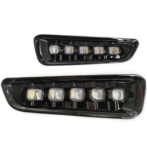 BAKUGO 2 Stück Tagfahrlicht Nebels Chein Werfer Gelb Licht Für Ford Raptor SVT F-150 F150 2016-2020 von BAKUGO