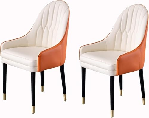 2 teiliges Set Mit Küchen Esszimmerstühlen Emulsionspolsterung Weichem Mikrofaser Lederkissen Beinen Massivholz(M) von BAKULI