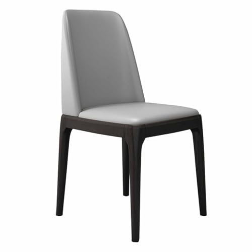 BAKULI Esszimmerstühle Aus Massivholz 2er Set Mit Rückenlehne Sitz Aus PU Leder Leicht Reinigen for Küche Und Schlafzimmer(B) von BAKULI
