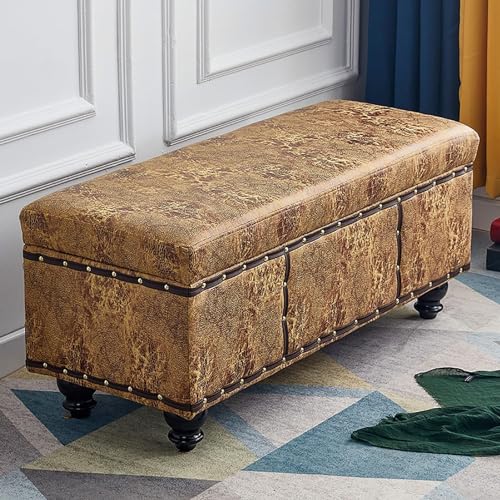 BAKULI Technology Polsterbank mit Stauraum, Polsterhocker mit Massivholzbeinen, Ende der Bettbank, Kamel, 60 x 40 x 45 cm BAKULI Technology Polsterbank mit Stauraum, Polsterhocker mit Massivholzbeinen, Ende der Bettbank, Kamel, 60 x 40 x 45 cm von BAKULI