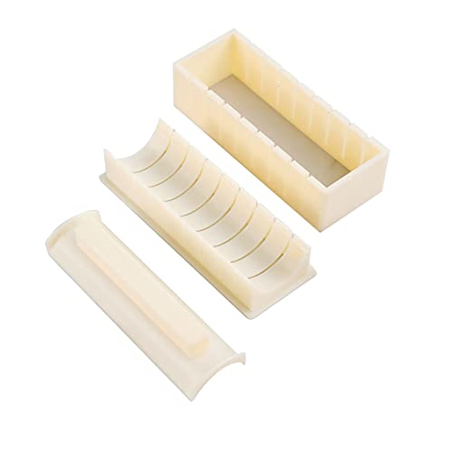 Sushi-Bausatz, Sushi-Form, 10 teile/satz DIY Sushi Maker Ausrüstung Kit Reis Ball Roller Kuchen Rollenherstellung Multifunktionale Form Werkzeuge Küche Gagdets (Color : Small Square) ( Color : Round B von BALAFO