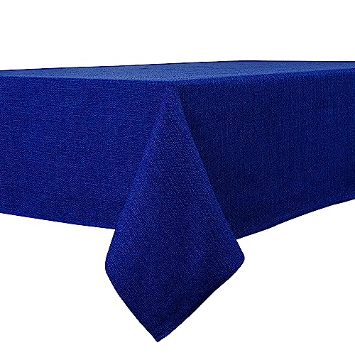 BALCONY & FALCON Tischdecke 145 x 300 cm Eckig Wasserdicht Tischdecke Leinenoptik Tischtuch abwaschbar Tischtuch Leinen Tischläufer Tischwäsche Eckig Königsblau BALCONY & FALCON Tischdecke 145 x 300 cm Eckig Wasserdicht Tischdecke Leinenoptik Tischtuch abwaschbar Tischtuch Leinen Tischläufer Tischwäsche Eckig Königsblau von BALCONY & FALCON
