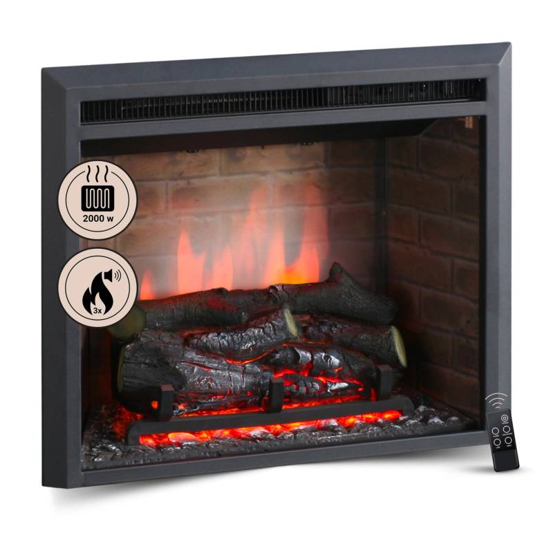 BALDERIA CA-23 Elektrokamin Einbaukamin Heizung 3D-Flammeneffekt Schwarz BALDERIA CA-23 Elektrokamin Einbaukamin Heizung 3D-Flammeneffekt Schwarz von BALDERIA