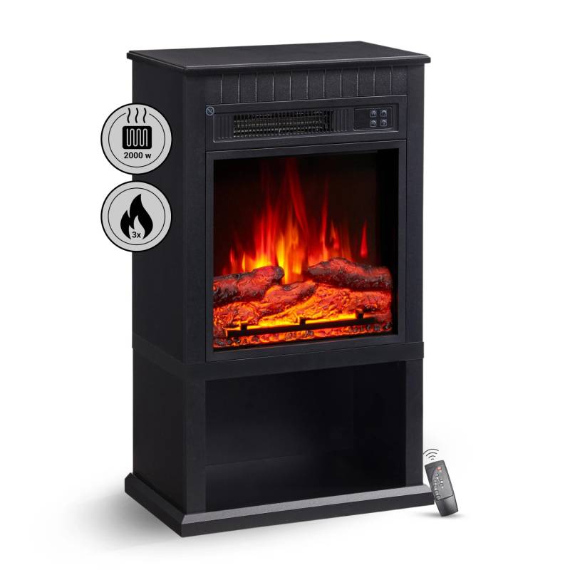 BALDERIA EM-BK Elektrokamin Standkamin Heizung 3D-Flammeneffekt Schwarz BALDERIA EM-BK Elektrokamin Standkamin Heizung 3D-Flammeneffekt Schwarz von BALDERIA