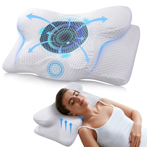 BALITTA Orthopädisches Kissen Ergonomisches Kopfkissen Nackenschmerzen aus Memory Foam Nackenkissen Kopfkissen für Nacken- und Schulterschmerzen Nackenstützkissen Schlafkissen für alle Schlaftypen von BALITTA