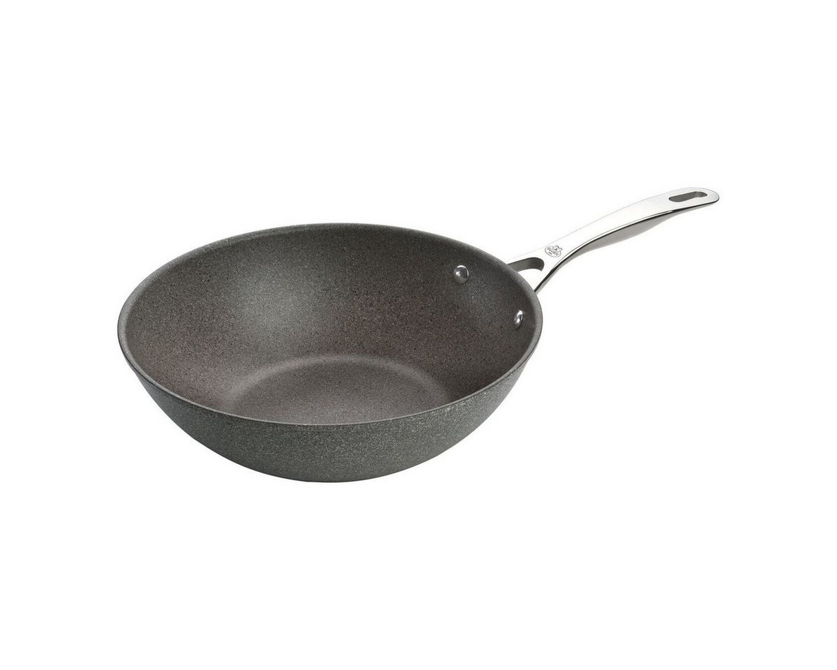 BALLARINI Bratpfanne, Wok Pfanne Ballarini 75002-815-0 Anthrazit Edelstahl Aluminium Ø 30 von BALLARINI