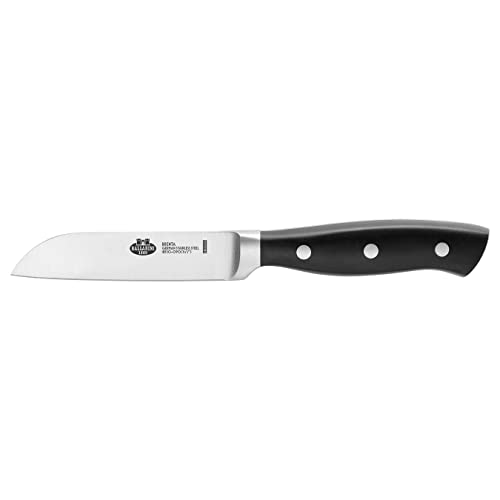 BALLARINI Brenta Gemüsemesser Kochmesser Küchenmesser 9 cm Schwarz Edelstahl von BALLARINI