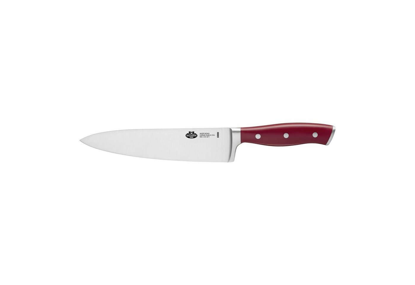 BALLARINI Kochmesser BALLARINI Savuto Kochmesser, 20 cm Bordeaux Korrosionsbeständig von BALLARINI