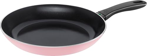 BALLARINI Caprera Bratpfanne, 28 cm, Aluminium, Induktionsgeeignet, Keramik-Antihaftbeschichtung, Made in Italy, Pink von BALLARINI