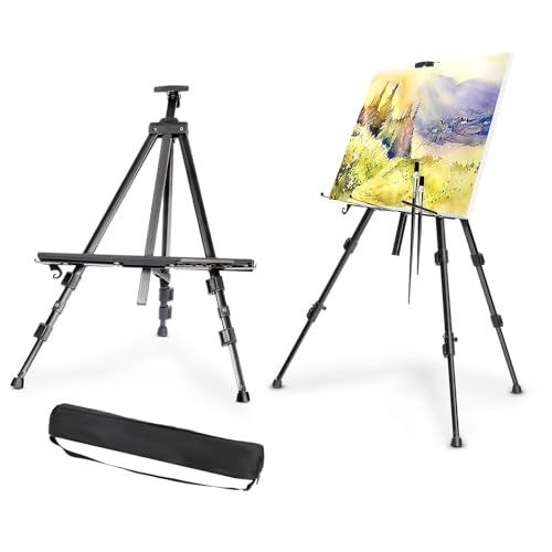 BALLSHOP Aluminium Staffelei 52-160cm Verstellbar Feldstaffelei Schwarz Anzeigen Atelierstaffelei Stativ Dreifuss Stand +Tasche Für Leinwand Poster Hochzeit Skizzieren Malen BALLSHOP Aluminium Staffelei 52-160cm Verstellbar Feldstaffelei Schwarz Anzeigen Atelierstaffelei Stativ Dreifuss Stand +Tasche Für Leinwand Poster Hochzeit Skizzieren Malen von BALLSHOP