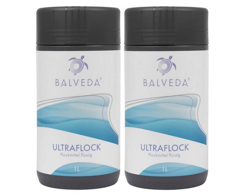 BALVEDA Poolpflege BALVEDA ULTRAFLOCK Flockmittel flüssig 2x 1 L, (Nicht zutreffend), Effektiver Trübungsentferner für Pools von BALVEDA
