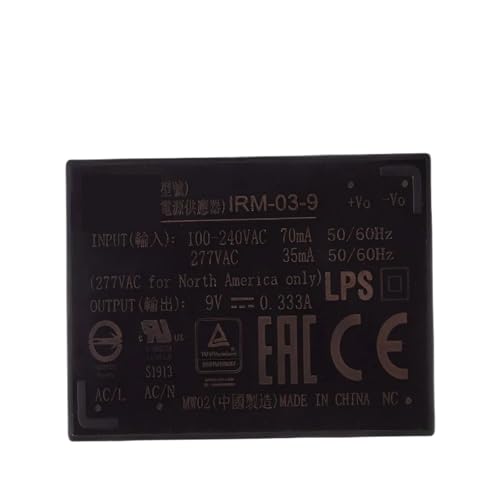 3-W-Netzteil mit Einzelausgang IRM-03-3,3 V IRM-03-5 V IRM-03-9 V IRM-03-12 V IRM-03-15 V IRM-03-24 V(IRM-03-9) von BALYDLUL