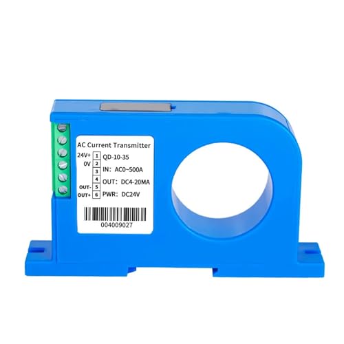 AC 0-20A 0-50A 0-100A Stromwandler 0-600A bis 4-20mA 0-20mA 0-10V 0-5V 1-5V RS485 Relais AC Stromsender(AC 0-500A_OUT 0-10V_DC24V) von BALYDLUL