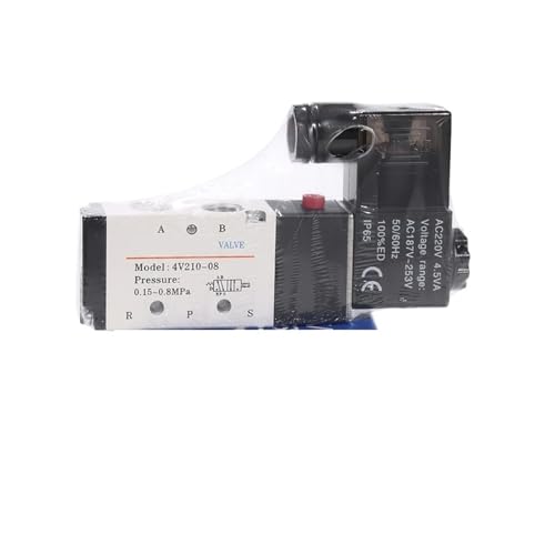 BALYDLUL 4v210-08 Magnetventil Wegeventil Luftmagnetventil 12V 24V 220V 4v210(4V210-08 DC24V HFJ) von BALYDLUL