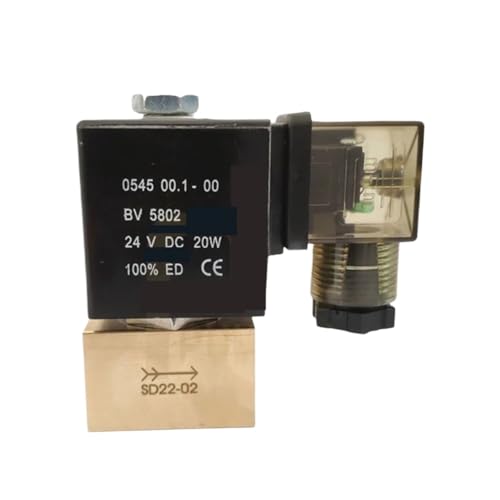 BALYDLUL JT22-02 Direktwirkendes Messingventil Zweiwege-Magnetventil 1/4 3/8 1/2 BSP 220 V 24 V 12 V(1/4",DC12V) von BALYDLUL