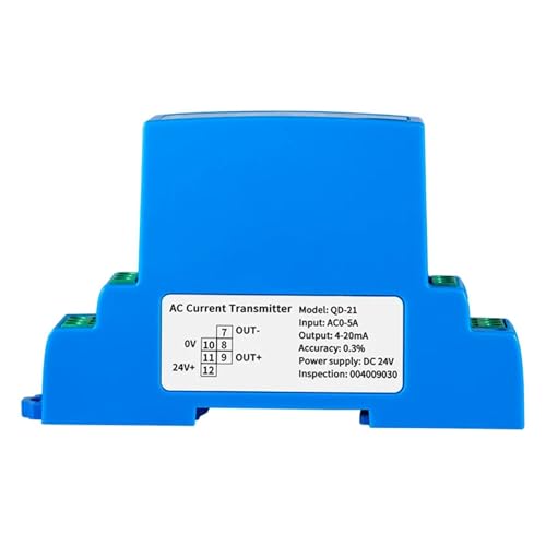 DC24V AC 0-1A 0-2A 0-3A 0-5A DC24V Stromsensor DC 10A 15A bis 4-20mA 0-20mA 0-10V 0-5V 1-5V RS485 Relaissignal(Input DC 0-2A,Output 1-5V) von BALYDLUL