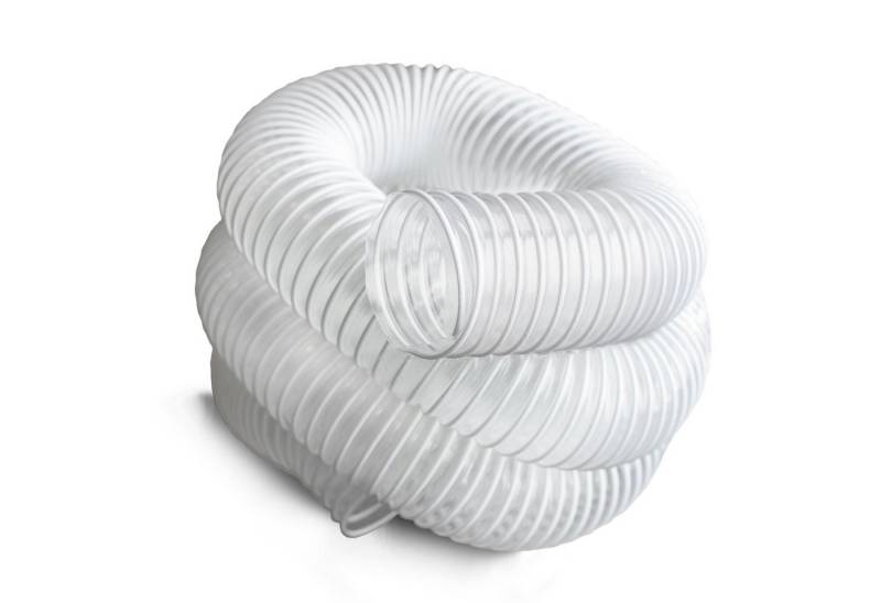 BAMATO Absauganlage - Absaugschlauch 100mm mit 5 Meter Späneschlauch Flexschlauch, (1-tlg), Spiralschlauch, flexibel, transparent von BAMATO