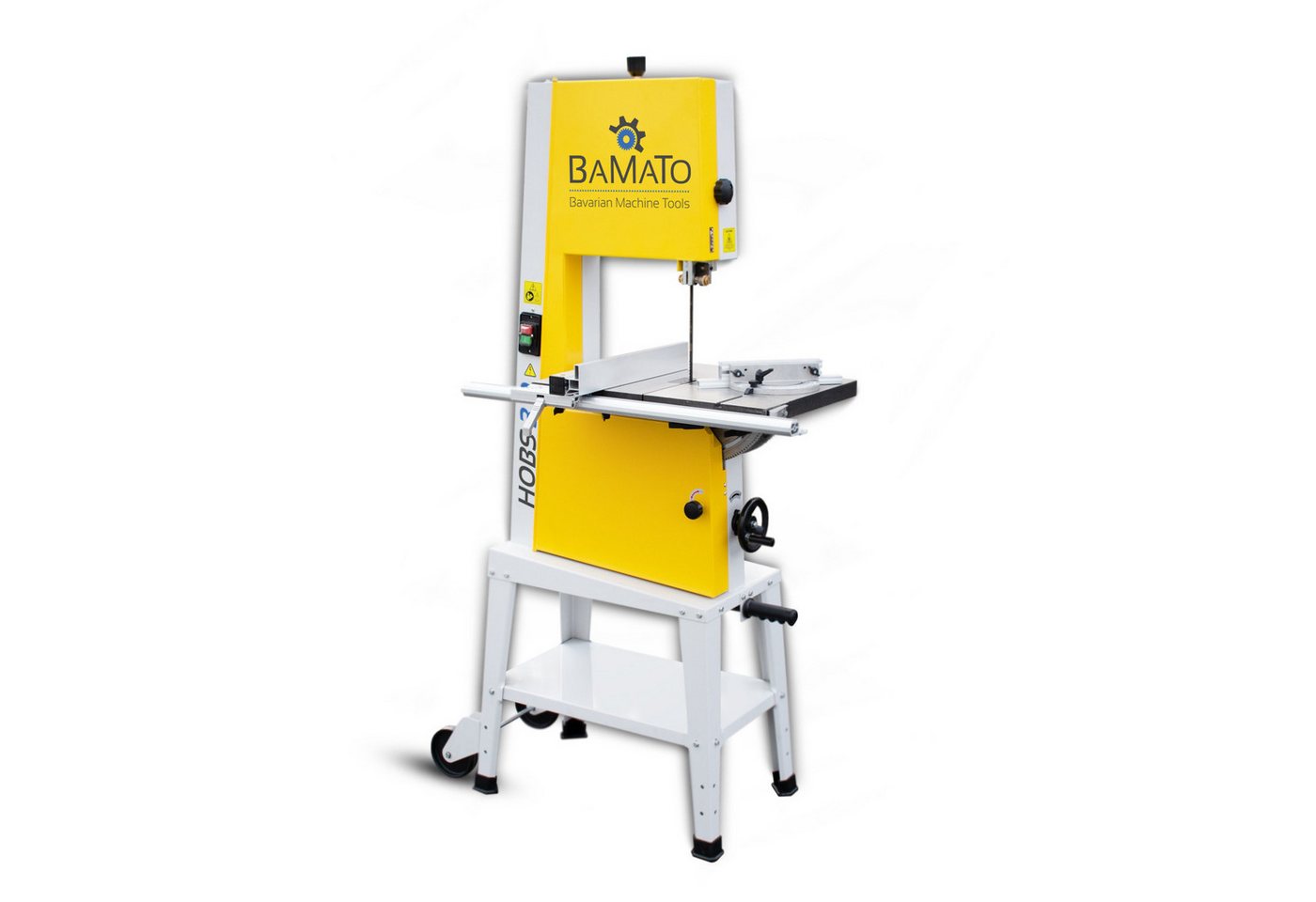 BAMATO Holzbandsäge HOBS-3.0 inkl. Anschlagset 400V Bandsäge 1,1 kW Holzsäge, 1-St., stufenlose Geschwindigkeit, Fahrwerk, Präzisionsführung, Sägeband BAMATO Holzbandsäge HOBS-3.0 inkl. Anschlagset 400V Bandsäge 1,1 kW Holzsäge, 1-St., stufenlose Geschwindigkeit, Fahrwerk, Präzisionsführung, Sägeband von BAMATO