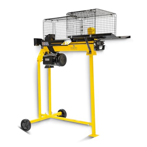 BAMATO Holzspalter HO-7E | mit Elektroantrieb 230V | inkl. Untergestell | Spaltkraft 7 Tonnen | perfekt für Kurzholz | Automatischer Rücklauf | Stufenloser Spalthub | Kurzholzspalter Spalter BAMATO Holzspalter HO-7E | mit Elektroantrieb 230V | inkl. Untergestell | Spaltkraft 7 Tonnen | perfekt für Kurzholz | Automatischer Rücklauf | Stufenloser Spalthub | Kurzholzspalter Spalter von BAMATO