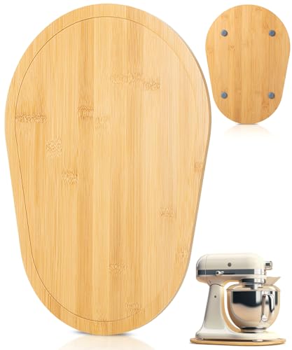 Bamboo Land - Bambus Küchenhelfer Mixer Schieber, Naturbraun Küchenhelfer Schieber für Arbeitsplatte, Holz Umzugstablett Kompatibel mit Küchenhelfer 5-8Qt Bamboo Land - Bambus Küchenhelfer Mixer Schieber, Naturbraun Küchenhelfer Schieber für Arbeitsplatte, Holz Umzugstablett Kompatibel mit Küchenhelfer 5-8Qt von BAMBOO LAND