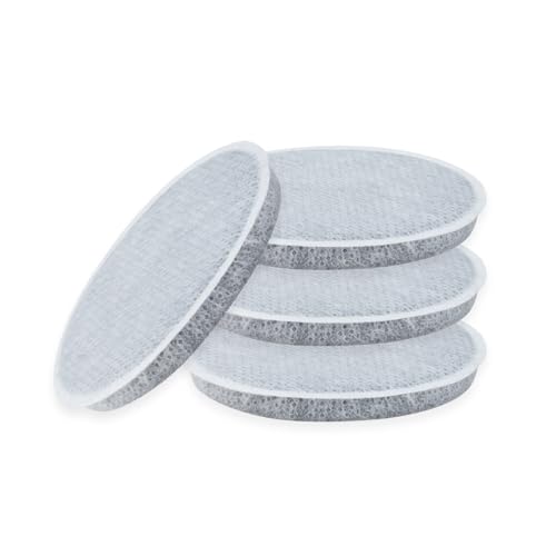 BAMBOOST Discs Water Filter Kompatibel mit Brita Fill and Go Water Filter Bottles Carafes,Reduzieren Sie Chlor, Partikel und andere Verunreinigungen 4 Stück von Bamboost