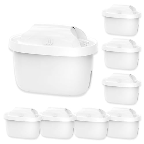 BAMBOOST Wasserfilter Kartuschen Kompatibel mit Brita Maxtra+,Maxtra Plus,Brita Style,Mavea XL Wassertank, Anna Duomax 8 Stück von Bamboost
