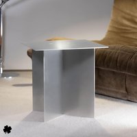 Beistelltisch Aluminium/Zeitungsständer Couchtisch Acrylglas 3In1 Möbel von BAMEOmoebel