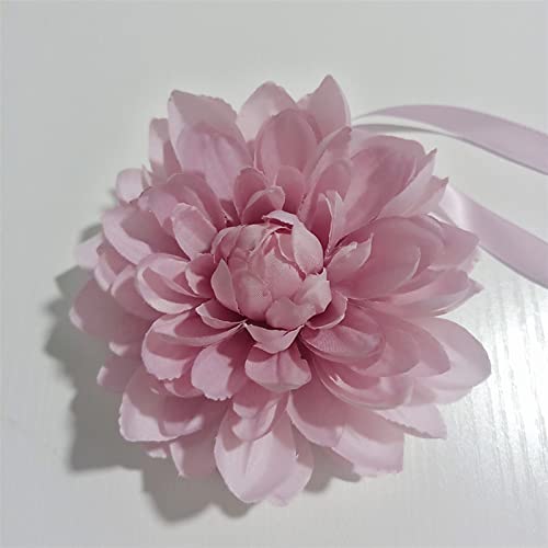 BAMFY Magnetisch Vorhang Raffhalter, 2st Blume Raffhalter for Gardinen for Vorhänge Heim Wand Dekoration Gardinenhalter (Color : Pink) von BAMFY