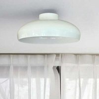Andora Industrielle Deckenleuchte aus Weiß Metall Handbemalt - Vintage Kronleuchter E27 Ø40 cm für Wohnzimmer, Schlafzimmer oder Esszimmer Andora Industrielle Deckenleuchte aus Weiß Metall Handbemalt - Vintage Kronleuchter E27 Ø40 cm für Wohnzimmer, Schlafzimmer oder Esszimmer von BAMYUM