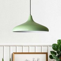 Champion Industrielle Pendelleuchte aus Minzgrün handbemaltem Metall – Vintage Kronleuchter E27 Ø35 cm für Wohnzimmer, Schlafzimmer oder Esszimmer Champion Industrielle Pendelleuchte aus Minzgrün handbemaltem Metall – Vintage Kronleuchter E27 Ø35 cm für Wohnzimmer, Schlafzimmer oder Esszimmer von BAMYUM
