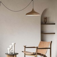 Champion Schlichte Braun Plug in Pendelleuchte - Hängelampe für Wohnzimmer, Küche, Büro, Lounge von BAMYUM