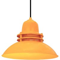 Fener Industrielle Pendelleuchte aus Gelb Metall handbemalt – Vintage Kronleuchter E27 Ø34 cm für Wohnzimmer, Schlafzimmer oder Esszimmer Fener Industrielle Pendelleuchte aus Gelb Metall handbemalt – Vintage Kronleuchter E27 Ø34 cm für Wohnzimmer, Schlafzimmer oder Esszimmer von BAMYUM
