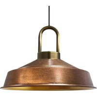 Handbemalte Industrielle Hängeleuchte aus Kupferfarbe Metall – Vintage-Kronleuchter E27 Ø41 cm für Wohnzimmer, Schlafzimmer Oder Esszimmer Handbemalte Industrielle Hängeleuchte aus Kupferfarbe Metall – Vintage-Kronleuchter E27 Ø41 cm für Wohnzimmer, Schlafzimmer Oder Esszimmer von BAMYUM