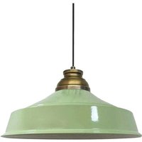 Handbemalte Industrielle Hängeleuchte aus Minzgrün Metall – Vintage-Kronleuchter E27 Ø41 cm für Wohnzimmer, Schlafzimmer Oder Esszimmer Handbemalte Industrielle Hängeleuchte aus Minzgrün Metall – Vintage-Kronleuchter E27 Ø41 cm für Wohnzimmer, Schlafzimmer Oder Esszimmer von BAMYUM