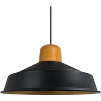 Handbemalte Industrielle Hängeleuchte aus Schwarz Metall – Vintage-Kronleuchter E27 Ø41 cm für Wohnzimmer, Schlafzimmer Oder Esszimmer Handbemalte Industrielle Hängeleuchte aus Schwarz Metall – Vintage-Kronleuchter E27 Ø41 cm für Wohnzimmer, Schlafzimmer Oder Esszimmer von BAMYUM