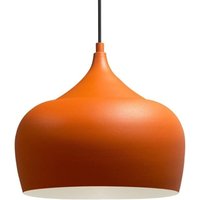 Industrielle Pendelleuchte aus handbemaltem Orange Metall – Vintage-Kronleuchter E27 Ø41 cm für Wohnzimmer, Schlafzimmer oder Esszimmer Industrielle Pendelleuchte aus handbemaltem Orange Metall – Vintage-Kronleuchter E27 Ø41 cm für Wohnzimmer, Schlafzimmer oder Esszimmer von BAMYUM