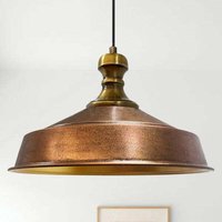 Kupferfarben Industrielle Pendelleuchte aus handbemaltem Metall – Vintage-Kronleuchter E27 Ø41 cm für Wohnzimmer, Schlafzimmer oder Esszimmer Kupferfarben Industrielle Pendelleuchte aus handbemaltem Metall – Vintage-Kronleuchter E27 Ø41 cm für Wohnzimmer, Schlafzimmer oder Esszimmer von BAMYUM