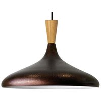 Schlichte Teuton Pendelleuchte – Vintage Kronleuchter E27 Ø35 cm für Wohnzimmer, Schlafzimmer oder Esszimmer von BAMYUM
