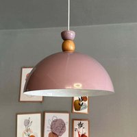 Yimpi Industrielle Pendelleuchte aus Handbemaltem Lila Metall – Vintage-Kronleuchter E27 Ø30 cm für Wohnzimmer, Schlafzimmer oder Esszimmer Yimpi Industrielle Pendelleuchte aus Handbemaltem Lila Metall – Vintage-Kronleuchter E27 Ø30 cm für Wohnzimmer, Schlafzimmer oder Esszimmer von BAMYUM