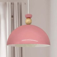 Yimpi Industrielle Pendelleuchte aus Handbemaltem Rosa Metall – Vintage-Kronleuchter E27 Ø30 cm für Wohnzimmer, Schlafzimmer oder Esszimmer Yimpi Industrielle Pendelleuchte aus Handbemaltem Rosa Metall – Vintage-Kronleuchter E27 Ø30 cm für Wohnzimmer, Schlafzimmer oder Esszimmer von BAMYUM