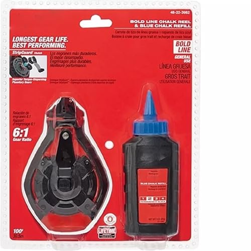 BANA COSMETICS Passend für Milwaukee 48-22-3982 30,5 m Bold Line Kit mit blauer Kreide BANA COSMETICS Passend für Milwaukee 48-22-3982 30,5 m Bold Line Kit mit blauer Kreide von BANA COSMETICS