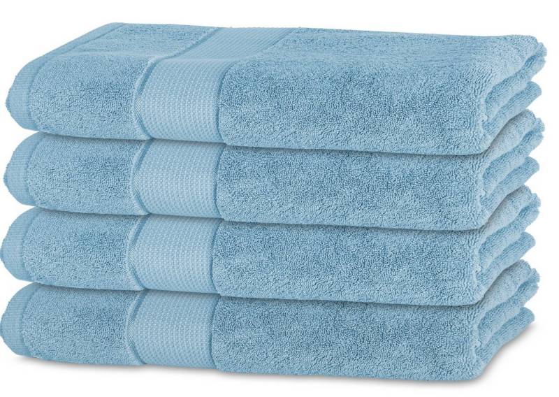 BANANALU Handtuch Handtücher 100% Baumwolle 50x100 Qualität 450g/m2 Frottiertuch, Baumwolle (4-St) von BANANALU