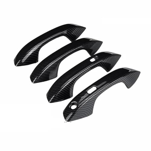 BANBE Türgriffabdeckung aus Kohlefaser für Seat Leon MK4 KL1 KL8 2020 2021 2022 Auto Außenschutzzubehör Gadget Stil Aufkleber Rutschfest BANBE Türgriffabdeckung aus Kohlefaser für Seat Leon MK4 KL1 KL8 2020 2021 2022 Auto Außenschutzzubehör Gadget Stil Aufkleber Rutschfest von BANBE