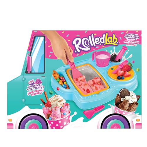 Bandai Zap Chef Instant-Eismaschine, kreieren Sie köstliche Leckereien in wenigen Minuten mit dem gerollten Labor von Zap Chef, perfekt für Kinder, Eisrollen-Maker-Set von Zap Chef