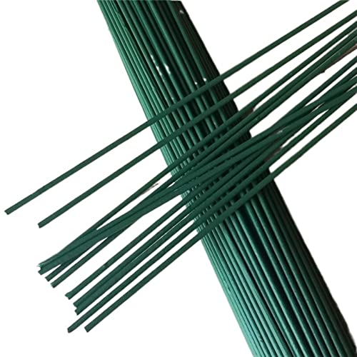 BANGHA Blumendraht,Basteldraht 100pcs / Lot Dia: 2mm 2# Nylon Blumendraht handgefertigt DIY. Seidenblumendrahtstamm(PVC Covered) von BANGHA