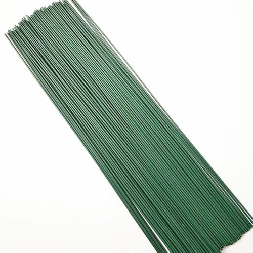 BANGHA Blumendraht,Basteldraht 100pcs / Lot Dia: 2mm 2# Nylon Blumendraht handgefertigt DIY. Seidenblumendrahtstamm(Paper Covered) von BANGHA