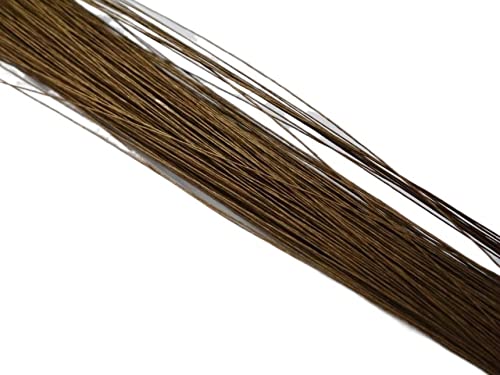 BANGHA Blumendraht,Basteldraht 23 "Lenght Craft Florist Draht 26Gauge Grüne Papier bedeckte Wire 200 stücke Kranzdraht(Brown) von BANGHA