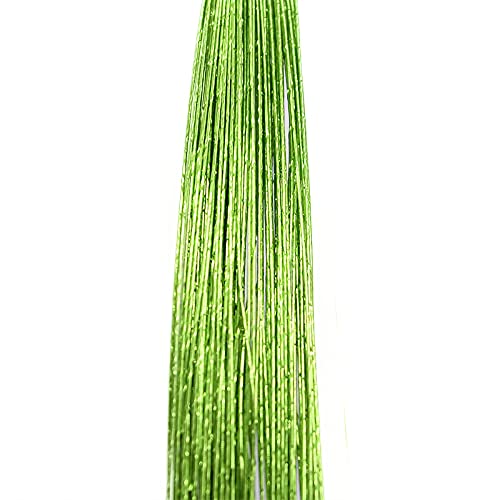 BANGHA Blumendraht,Basteldraht 25 stücke 80 cm Lange strümpfe Blume Eisen draht verwendet for DIY. Nylon-Blume, die Blumendraht-Ronde-Blumenmaterial-Accessoire 0.46mm(T07) von BANGHA